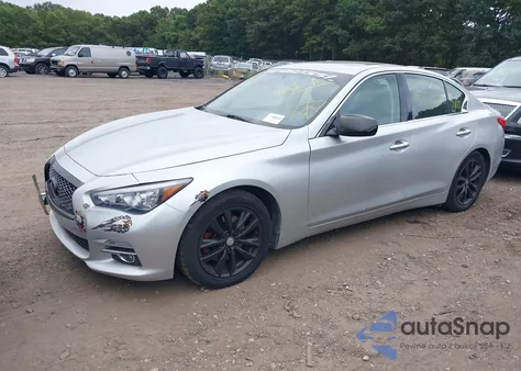 2017 Infiniti Q50 3.0T Premium z USA, uszkodzony, nr VIN JN1EV7AP6HM733933